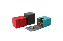 China OEM Acceptance - Custom PU Leather Card Deck Card Box Trading Card Game Box supplier