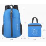 Custom 600D Nylon Outdoor Lightweight Foldable Travel Mochilas Bag Wholesales Waterproof Folding Portable Backpack for sale