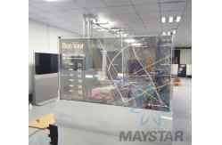 China OEM / ODM Transparent OLED Display Ultra Thin Embedded Wireless Control supplier