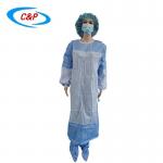 SMS Isolation Disposable Surgical Gown Level 3 With Knitted Cuff
