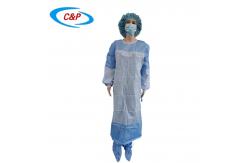 China SMS Isolation Disposable Surgical Gown Level 3 With Knitted Cuff supplier