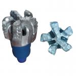 Borehole Rock Drilling 165mm PDC Drill Bit With Fixed PDC Cutters And Hard Facing On Steel Body for sale