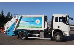 China L3000 Compression Garbage Truck SHACMAN Garbage Truck 4x2 240hp Euro II White supplier