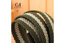 China Non Punching Breathable Woven Elastic Belt Casual Men'S Canvas Belt High Grade supplier