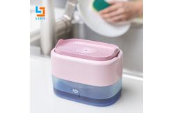 China ROSH Foam Soap Pump Dishwasher Soap Dispenser With Sponge Holder supplier