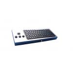 86 Keys IP68 Waterproof Silicone Industrial Keyboard With Trackball Sealed Keyboard