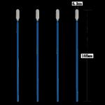 Lint Free 165mm Long Handle Cleanroom Foam Tip Swabs For Grooves for sale