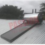 Blue Film Water Heating System For Home , Blue Titanium Flat Panel Solar Collector for sale