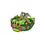 Animal World Theme fireproof 9x8.5x5m Inflatable Fun City for sale