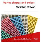 20*20mm Pultruded Fiberglass Grating FRP Mesh Grating Alkali Resistance