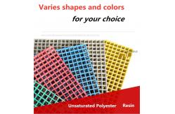 China 20*20mm Pultruded Fiberglass Grating FRP Mesh Grating Alkali Resistance supplier