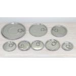 Air - proof Aluminium Easy Open Plastic Can lids , 126mm Diameter for sale