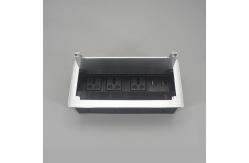 China Multimedia Hidden Desktop Clamshell Flip Up Power Outlet With Usb supplier