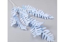 China Artificial Big Cypress Leaf Branch 92cm Length Plastic Fabric Wedding Background supplier