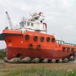 Rubber Boat Recovery Airbags / Marine Air Bags Wear Resistant for sale