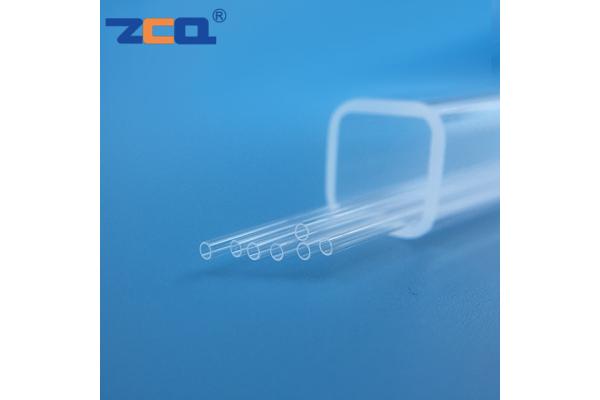 Low OH 2-5ppm Quartz Capillary Glass Tube High UV Radiation Resistance