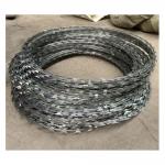 Hot Dipped Galvanized Razor Blade Barbed Wire Bto-22 Concertina Double Strand Razor Wire Mesh for sale
