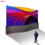 Jcvision LOFIT Flexible Fixed P4 LED Screen Outdoor Installation Large Advertising Video Display Wall Super Thin for sale