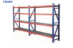 China Steel Structure Boltless Long Span Shelving System , Heavy Duty Long Span Shelving supplier