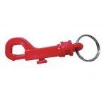 Easy Rotation Plastic Key Clip , Plastic Key Ring Clips With 7/8 Split Ring for sale