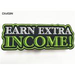 Slogan Clothing Embroidery Patches Polyester Fabric Letter Laser - Cutting for sale