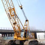 1.5km/H 100T Crawler Crane With Boom / Used Crawler Cranes 298kW Engine Power for sale