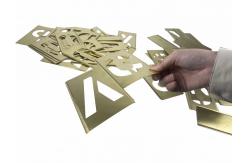 China Brass Rectangle Custom Stencil Adjustable Interlocking for Paint Stencil supplier