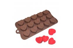 China LFGB Custom Chocolate Molds Heart Shaped Mousse Cake Silicone Mold supplier