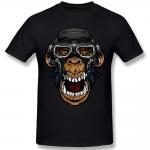 Sustainable Skull Custom Anime T Shirts Tumble Dry Low Cotton Fabric Material for sale