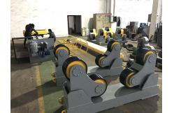China Rubber / PU Self Aligning Pipe Welding Rotator with 100 T Max Capacity supplier