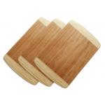 Non - Slip Bamboo Kitchen Supplies Two-Tone Chopping Cutting Boards For Home for sale