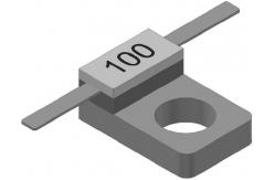 China Customized 20 Watt BeO Flange Mount Resistor 2.5x5mm supplier