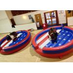 Water Park Inflatable Sports Games , Inflatable Bull Rodeo Machine for sale