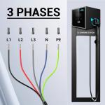 Factory 22kw Smart Ev Public Wallbox With Mobile APP