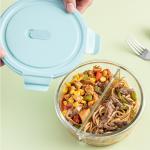 leakproof 660ml 950ml Borosilicate Glass Lunch Box