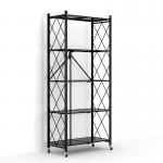 Warehouse Supermarket  Collapsible 5 Tier Metal Organizer Rack for sale