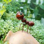 Small Metal Ant Garden Decoration Multicolor Metal Ant Yard Art Rustproof for sale