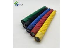 China Customized Color 6 Strand Polyester Playground Combination Rope supplier