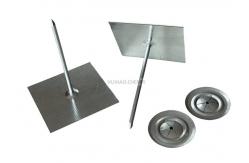 China Galvanized Steel Self Adhesive Insulation Pins For Insulation Attachment supplier