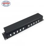 Black Horizontal Cable Management 2u Rack Mount 19 Inch With 12 Ports for sale