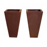 Custom Modern Corten Steel Planter With Superior Frost And Weather Resistance for sale