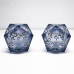 One Sequined Liquid Flow Sand Resin Dice# Dnd#Rpg#Coc Smooth Edge