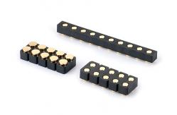 China 6 Pin Pogo Pin Connector With Spring Contact Easy Maintenance And Replacement supplier