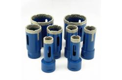 China Vacuum Brazed Hole Saw Diamond Core Drill Bits supplier