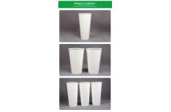 China Custom Disposable Paper Coffee Cup 7oz 9oz Biodegradable Flexo Printing supplier