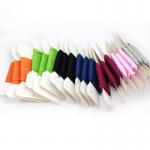 Pink Orange Flat Knit Polyester Cord Elastic Earloop For Sewing Crafts Mask for sale