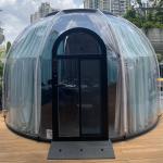 99.9% UV Resistance Clear PC Dome House Igloo Bubble Tent For Outdoor Camping for sale