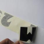 Irregular Die Cut Tamper Seal Stickers With Transfer Film Vinyl Security Seal Stickers