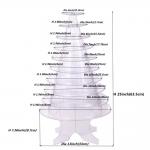 10 tier macaron tower stand macaron packaging clear or black for sale