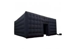 China LED Light Inflatable Advertising Balloons Inflatable Air Cube Tent For Rental supplier